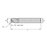 Solid Carbide End Mills • VariMill I • Series 4778 • Square End • 4 Flute • Metric - Big-tools Industrial Supply Tools for Metal Cutting